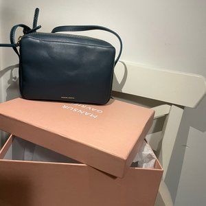 Mansur Gavriel Double Zipper Cross Back HZC068LA MIDBL